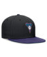 Men's Black/Purple Arizona Diamondbacks Rewind Cooperstown True Performance Fitted Hat