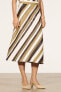 Фото #3 товара Striped leather skirt - limited edition