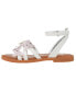 Фото #3 товара Big Girl's Strappy Sandal with Rhinestone Butterfly Appliques Polyurethane Sandals