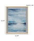 Фото #9 товара Sparkling Sea Framed Glass and Single Matted Abstract Landscape Coastal Wall Art
