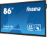 Фото #4 товара Iiyama TE8614MIS-B1AG - Interactive flat panel - 2.17 m (85.6") - LCD - 3840 x 2160 pixels - Wi-Fi - 24/7