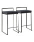 Fuji Black Counter Stool