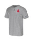 Фото #3 товара Men's Darius Rucker Collection by Heather Gray Boston Red Sox Henley T-shirt