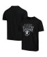 Фото #1 товара Men's Black Las Vegas Raiders Bold Logo T-shirt