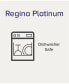 Regina Platinum Oval Platter, 16"