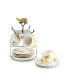 Butterfly Ginkgo 9 Piece Demitasse Cups and Stand Set