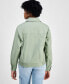 Фото #2 товара Juniors' Point Collar Zip-Front Cotton Jacket