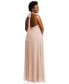 Plus Size High Neck Halter Backless Maxi Dress