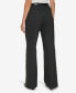 Фото #2 товара Women's Pinstripe Belted Wide Leg Pants