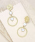 ფოტო #2 პროდუქტის Your Majesty Coin Pearl Drop Earrings