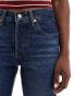 Levi's 501 straight fit crop jeans in dark blue