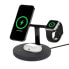 Фото #4 товара OUR PURE PLANET 3 in 1 wireless charger 15W magsafe - Indoor - DC - 12 V - Wireless charging - 1 m - Black