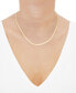 ფოტო #2 პროდუქტის Polished Herringbone Link 18" Chain Necklace (4mm) in 10k Gold