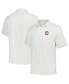 Фото #1 товара Men's White Chicago Cubs Sport Tropic Isles Camp Button-Up Shirt