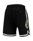 Фото #8 товара Men's Giannis Antetokounmpo Black Milwaukee Bucks Player Shorts