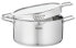 Фото #1 товара TEFAL Nordica H8524435 - 2.9 L - Round - Stainless steel - Stainless steel - Stainless steel - Ceramic - Gas - Halogen - Induction - Sealed plate