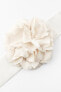 Фото #8 товара Шейный платок с цветком ZARA