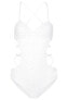 Фото #4 товара La Perla Onyx White cut-out padded swimsuit with laser-cut detail size US 34