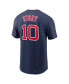 Фото #5 товара Men's Trevor Story Navy Boston Red Sox Name and Number T-shirt