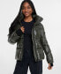 ფოტო #1 პროდუქტის Women's Kylie Hooded Water-Resistant Puffer Coat