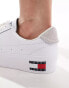 Фото #3 товара Tommy Jeans flatform trainers in white