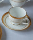 Фото #2 товара Odessa Gold Set of 4 Saucers, Service For 4