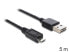 Фото #3 товара Delock EASY-USB 2.0-A - USB 2.0 micro-B - 5m - 5 m - USB A - Micro-USB B - USB 2.0 - Male/Male - Black