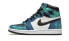Фото #3 товара Кроссовки Nike Air Jordan 1 Retro High Tie Dye (W) (Белый, Голубой, Синий)