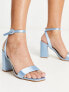 Фото #4 товара Be Mine Wink heeled sandals in blue