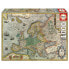 Фото #1 товара EDUCA BORRAS 1000 Pieces Europe Map Puzzle