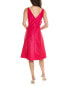 Teri Jon By Rickie Freeman Taffeta A-Line Dress Women's