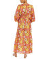 Ted Baker Printed Maxi Dress Women's Orange 2