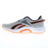 Фото #5 товара Reebok Lite Plus 3 Mens Gray Canvas Lace Up Athletic Running Shoes 8