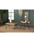 Фото #3 товара 18.5" Iron Rectangular Coffee Table with Metal Legs