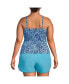 Фото #2 товара Plus Size Square Neck Tankini Swimsuit Top