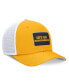 ფოტო #4 პროდუქტის Men's Gold/White West Virginia Mountaineers Local Rise Trucker Adjustable Hat