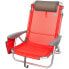 AKTIVE Beach Reclining Folding Beach Chair With Cushion