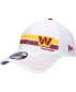 Men's White Washington Commanders Polar 39THIRTY Flex Hat Белый, L/XL - фото #1