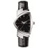 Фото #1 товара Мужские часы Hamilton VENTURA SS BLACK DIAL - BLACK LEATHER STRAP