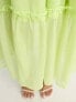 Фото #3 товара Vila floaty cami maxi dress in pastel lime green