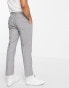 Topman relaxed textured trousers in salt and pepper