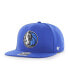 ფოტო #1 პროდუქტის Men's Blue Dallas Mavericks Sure Shot Captain Snapback Hat