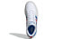 Фото #5 товара Кроссовки Упругие и Антискользящие Adidas Court80s Мужские Бело-сине-красные EE9665