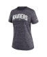 ფოტო #3 პროდუქტის Women's Black Las Vegas Raiders Sideline Velocity Lockup Performance T-shirt