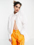 Фото #1 товара COLLUSION oversized shirt in white