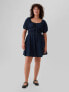 Фото #5 товара Smocked Denim Mini Dress