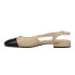 Фото #3 товара VANELi Tisha Slingback Womens Beige, Black Flats Casual TISHA-312671