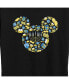 Air Waves Trendy Plus Size Disney Hanukkah Graphic T-shirt Черный, 1X - фото #3