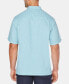 Фото #2 товара Men's Geo Embroidered Panel Chambray Shirt