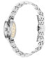 ფოტო #3 პროდუქტის Women's Automatic Presage Stainless Steel Bracelet Watch 33.8MM